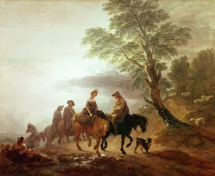Peasants Going to Market: Early Morning